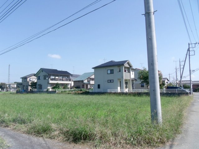 鴻巣市小谷の売地の外観