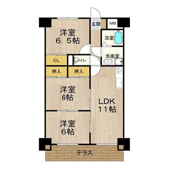 【間取り】 | グレースマンション藤