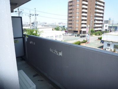 【バルコニー】 | グレースマンション藤 | ※同物件別室参考写真