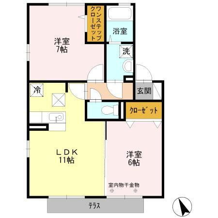 【間取り】 | ジュリエッタ　A