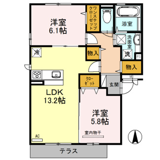 【間取り】 | 東山ヒルズⅡ