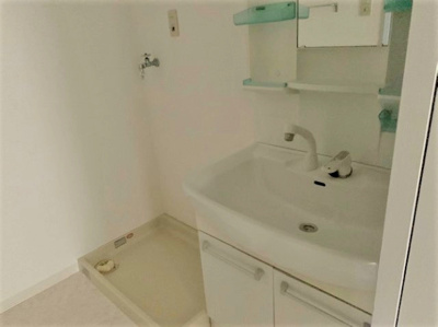 【洗面所】 | チェリーハイツ | 室内洗濯機置場★