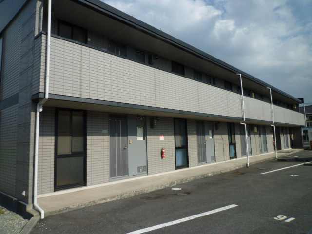倉敷市茶屋町のアパートの外観