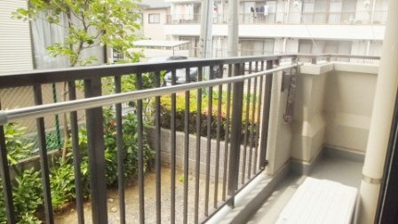 モントレー西船のバルコニー|１階の写真です