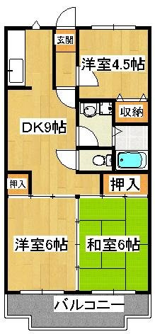 モントレー西船の間取り