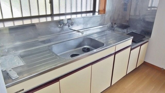 ベルーライト２１のキッチン|ガスコンロ設置可のキッチンです