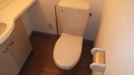 ＷＩＺのトイレ|独立型の洗面台はトイレスペースにあります