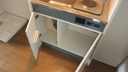 ＷＩＺのキッチン|キッチン下の収納です