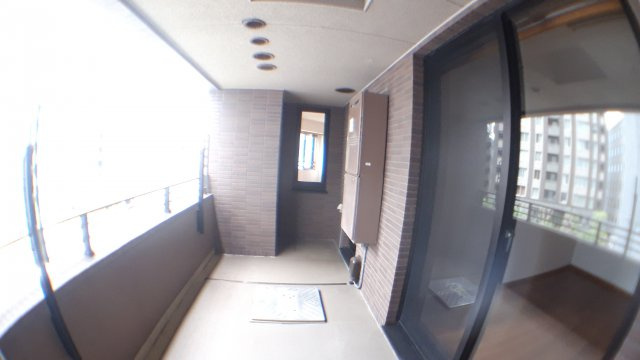 千代田区一番町の賃貸マンションのバルコニー
