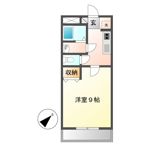 エポックハシマⅠの間取り