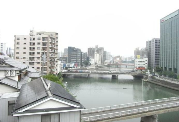 リバーサイド天神南の展望|リバーサイド天神南 (1LDK)　眺望　リバーサイド♪