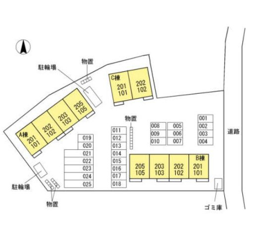 ミクストの区画図