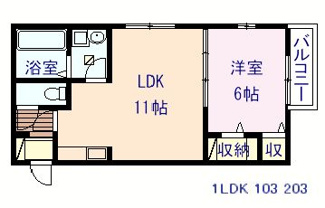 【間取り】 | ラ・フォンテ久米田