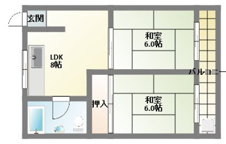 【間取り】 | 大幸ハイツ
