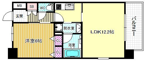【間取り】 | S-RESIDENCE淀屋橋