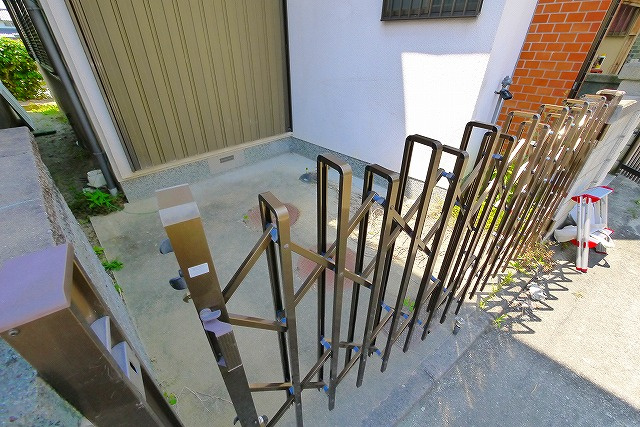 南永井町貸家のその他共用部分|自転車も駐輪出来ますよ。