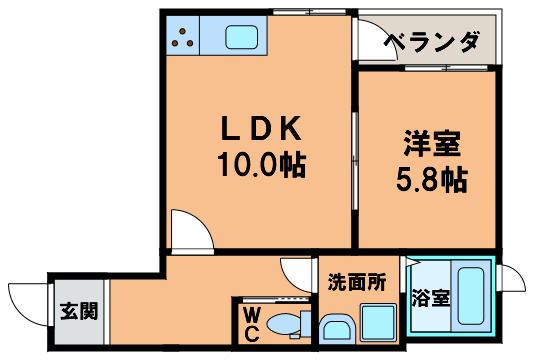 【間取り】 | I.Residence天王寺