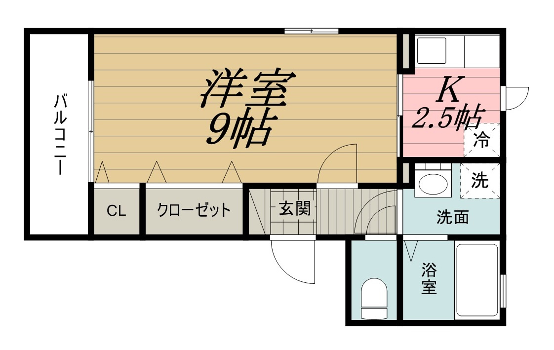 グローリアの間取り
