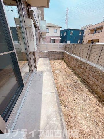 加古川市尾上町口里のハイツの庭|写真は103参考