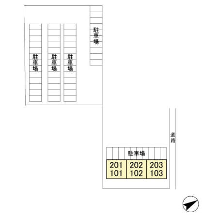 アルカサル北柏の区画図