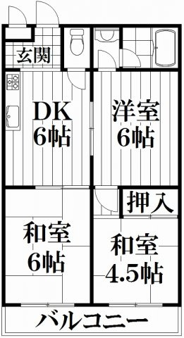 【間取り】 | エスポワール辻本