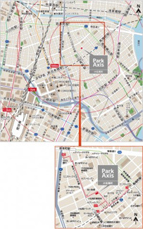 【地図】 | パークアクシス小伝馬町