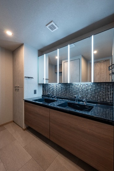 港区西麻布４丁目の賃貸マンションのその他|洗面