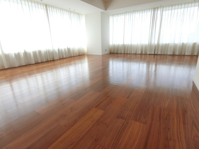 千代田区二番町の賃貸マンションの居間・リビング