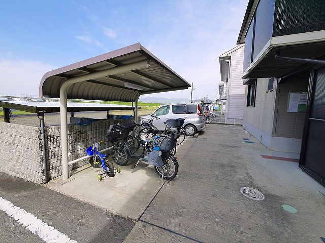 ジェイアール郡山Bのその他共用部分|駐輪場です