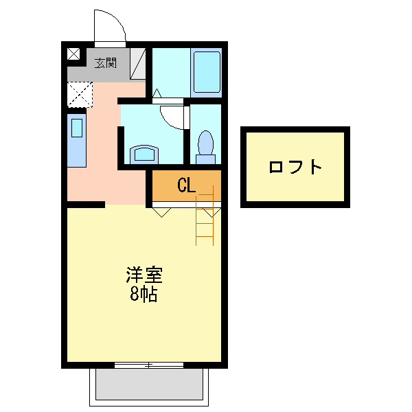 ヴィラ歌島の間取り