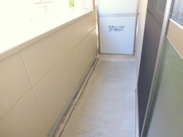 ハピネスオリーブのバルコニー