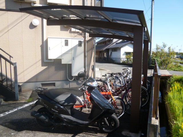 リビエール倉敷Ａのその他共用部分|自転車置き場