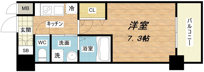 【間取り】 | ミュプレ北浜