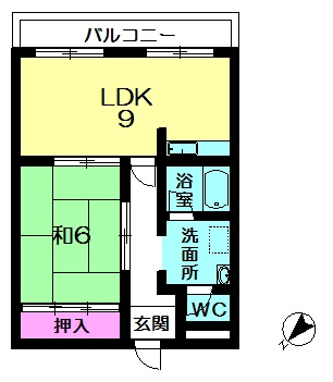【間取り】 | 鹿ノ台ハイツ