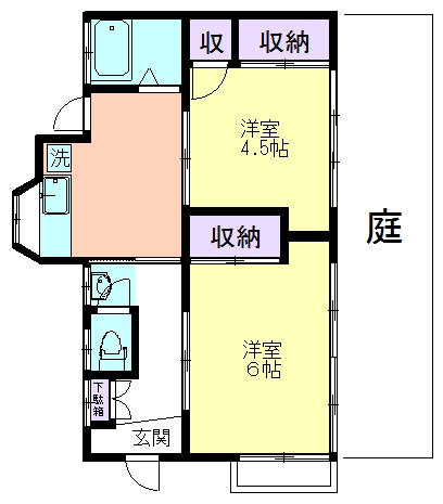 東村山市萩山町３丁目の一戸建ての間取り