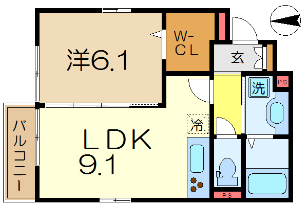 【間取り】 | エクラ横濱