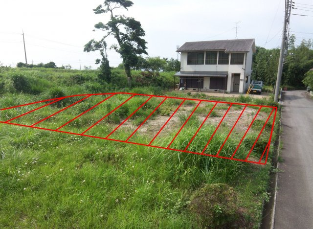 大山町西坪売土地の外観