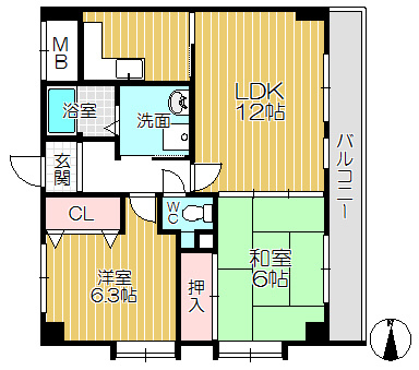 【間取り】 | メゾン長宗