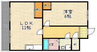 【間取り】 | ロイヤルハイツ秀