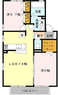 アーバンフォレスト1棟・2棟の間取り