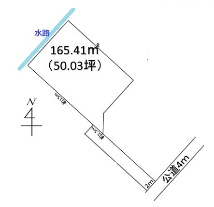 【土地図】 | 深谷市上野台 350万 土地
