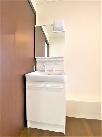 シティハイムストークの独立洗面台