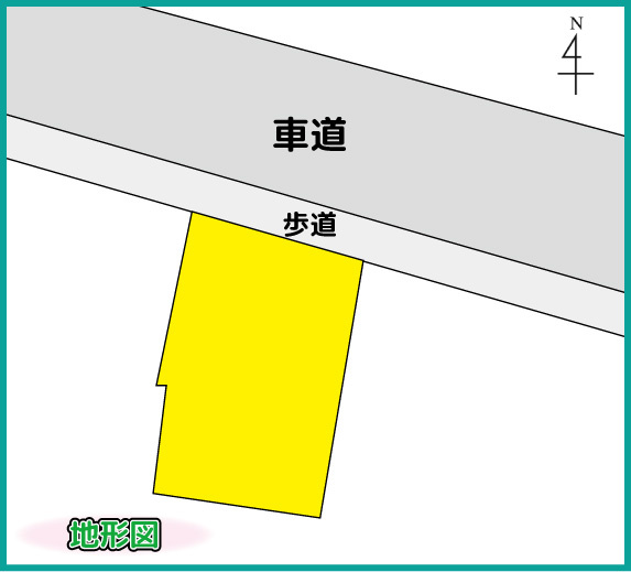 【土地図】 | 三島市大場 売土地 ET00507 | 三島市大場　地形図
