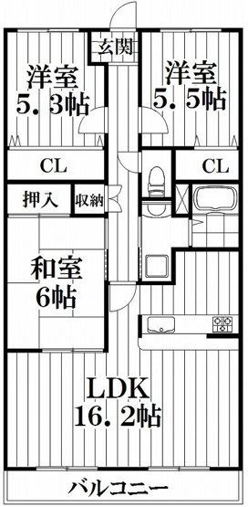 【間取り】 | ブランチ913