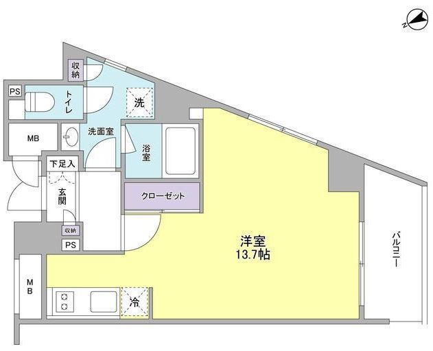 スタイリオ元住吉の間取り|オートロック・宅配ボックス完備♪