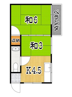 【間取り】 | 三島アパート