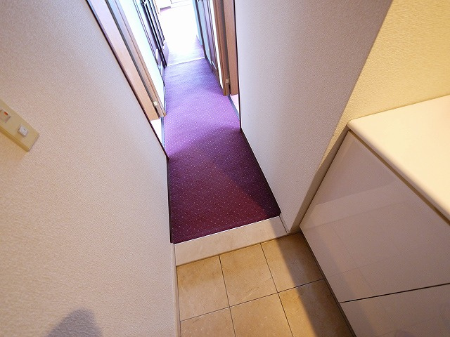 天理二階堂パーク・ホームズの玄関|明るい玄関です