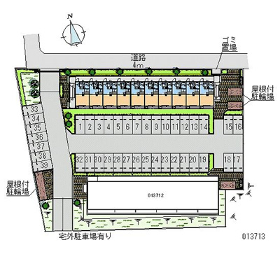 【駐車場】 | クレストＤ