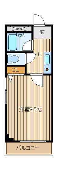 【間取り】 | 福本マンション