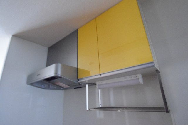 らら・ベイⅢのキッチン|キッチン上部収納